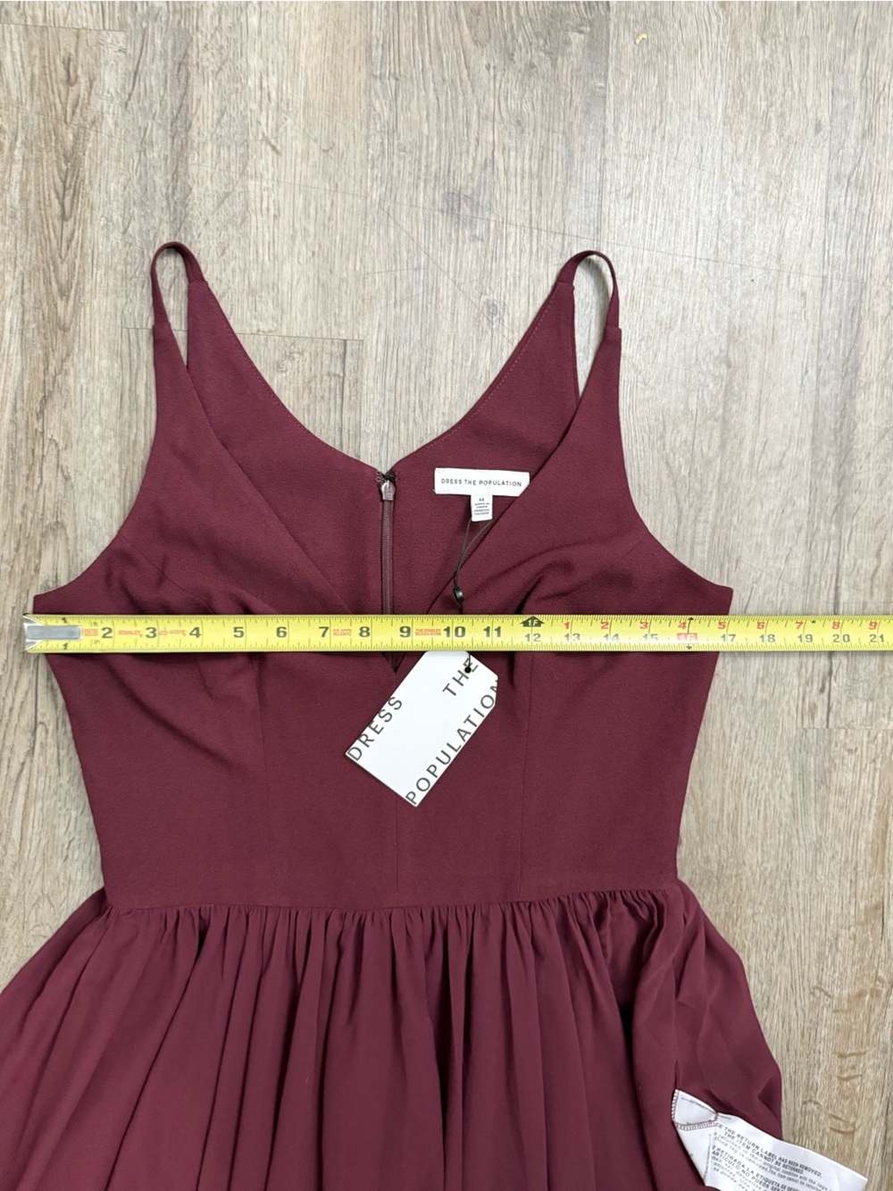 Dress The Population • Alicia Chiffon Fit & Flare Dress - Picture 7 of 16